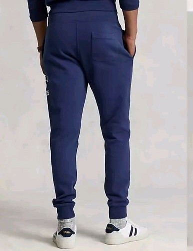 POLO RALPH LAUREN Mens Fleece Graphic Jogger Pants BLUE Size Large L NWT - Picture 8 of 9