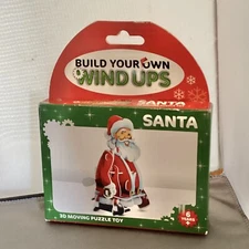 Fizz Creations Build your own wind up Santa 3-D moving puzzle toy 6+ Years