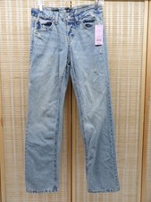 NWT Wild Fable Size 0 28x31.5 Low-Rise Button Fly Boot Cut Blue Denim Jeans