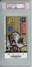 1/24 2010 NFC Championship 2009	New Orleans Saints Ticket NFL PSA TICKET POP 9