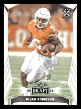 2023 Leaf Draft #41 Bijan Robinson Rookie Texas Longhorns