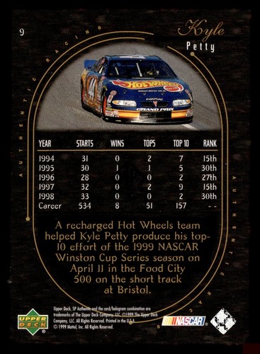 1999 Upper Deck SP Authentic Racing NASCAR Pick your card - PYC - Picture 19 of 145