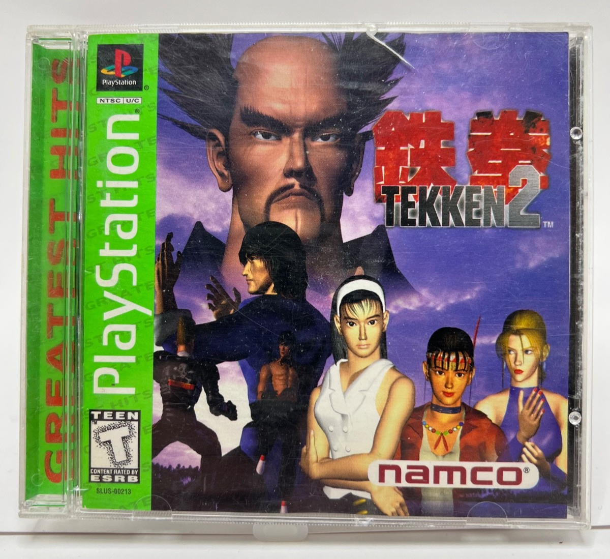 TEKKEN 2 PlayStation PS1 with Manual & Registration Card CIB