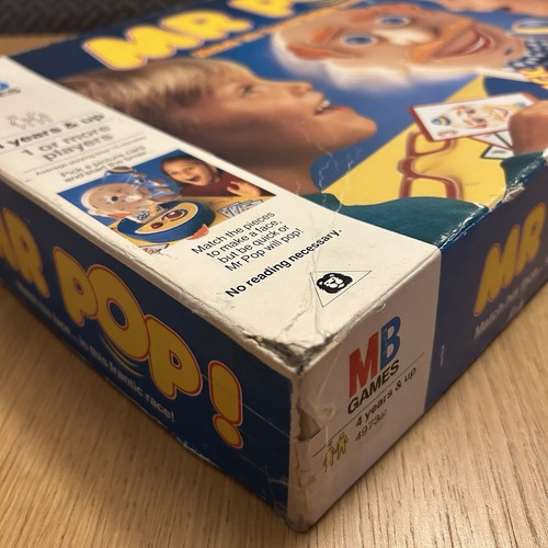 Mr Pop MB Spiele funktionstüchtig & komplett 1992 Vintage Game Box hat einige Gebrauchsspuren - Bild 12 von 14