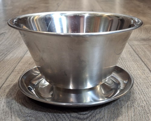 Vintage Leonard Denmark 18/8 Edelstahl Sauciere Soßenschüssel 2 1/2 Tasse Deckel - Bild 2 von 16
