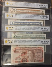 1975 Gibraltar 'Collector Series Specimen Set' - PCGS - SUPERB GEM UNC/GEM UNC