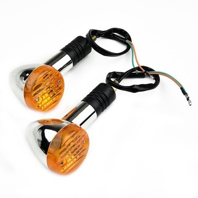 Amber Turn Signal Lights 12V For Kawasaki Ninja 400 650 1000SX ZX6R ZX10R ZX14R