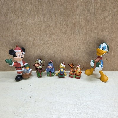 Vintage Disney Figuren Christbaumschmuck Bommel Konvolut X6 - Taz usw.