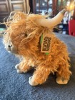 Living Nature Eco-Friendly Highland Cow Plush Soft Toy, Brown/Beige w/sound  — photo 1