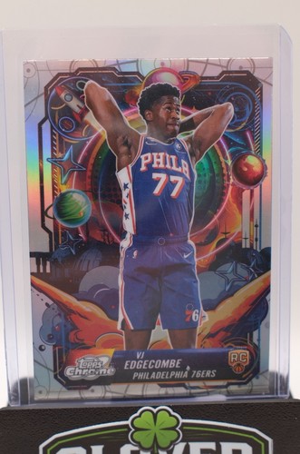 2025-26 Topps Cosmic Chrome VJ Edgecombe Propulsion RC Refractor #PRP-18 76ers