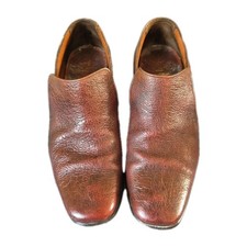 Vintage Greson Footmaster  Antelope BrownLeather Lazyman Slip On Loafers   7 ex