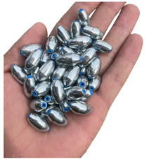 20pcs Fishing Sinkers Bullet Weights Lead Fishing Weights Bass Trout