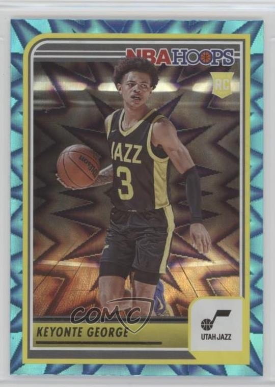 2023 Panini NBA Hoops Rookies Teal Explosion Keyonte George #271 Rookie RC fm0