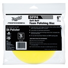 Meguiars Soft Buff 6 Foam Dual Action Hook-and-loop Polishing Pad Meguiars Soft Buff 6 Foam Dual Action Hook-and-loop Polishing Pad