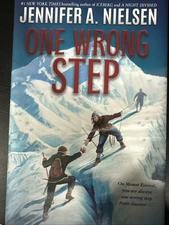 One Wrong Step by Jennifer A. Nielsen Hardcover Book