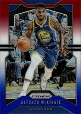 2019-20 Panini Prizm Alfonzo McKinnie #106 Prizms Red White and Blue 2P