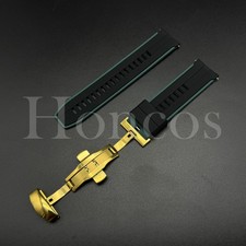 20 22 MM Soft Rubber Watch Strap Band Quick Release Sport Fits for Casioak BK/GN