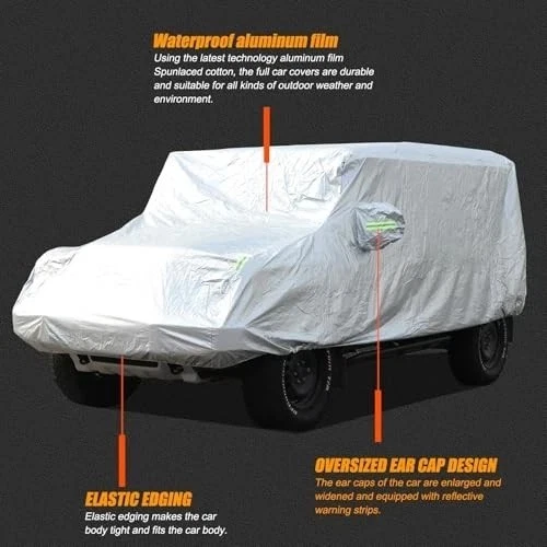 Funda Coche Exclusiva para Ineos Grenadier Impermeable para Todo Clima, Universal Blanca Foto 3 de 4