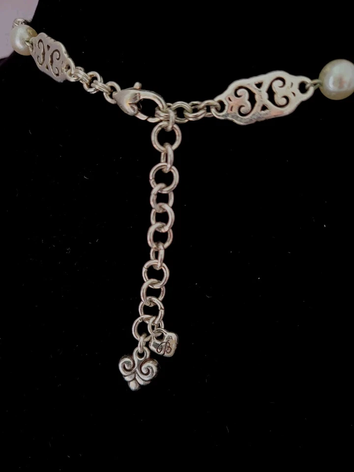 Juego de perlas de imitación Brighton Geneva ~ collar largo / pulsera / pendientes / lata de corazón Foto 4 de 4