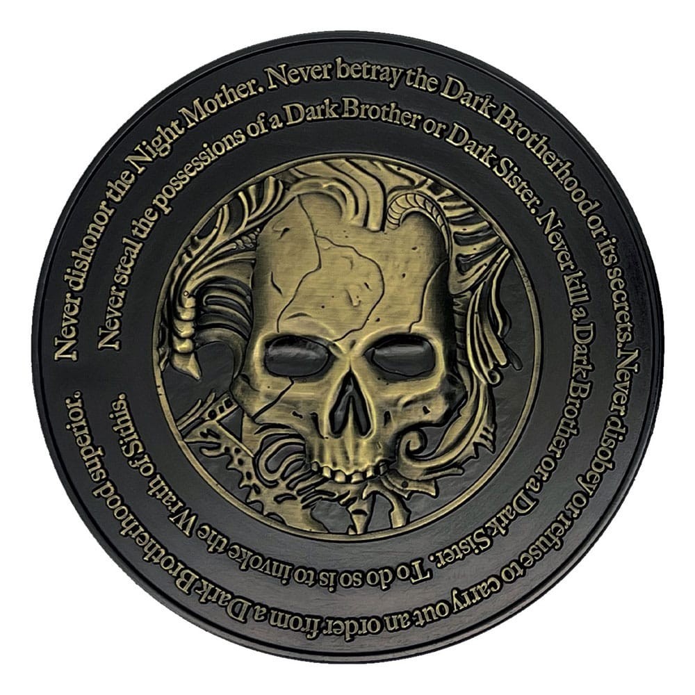 Médaillon Dark Brotherhood Oblivion : affichez votre passion gaming au quotidien