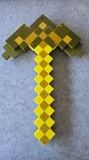 Minecraft 2 in 1 Transforming Gold Ore Sword Pick Axe 2014 Pickaxe WEAR MATTEL