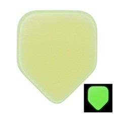 Celluloid Glow In The Dark Guitar Pick - 0.96mm Heavy Gauge - 330 Med Home Plate