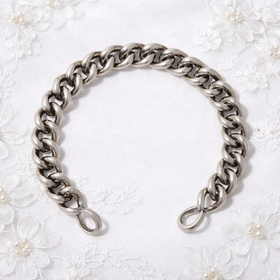 Mini Mega Curb Chain Bracelet Brass Metal Bracelet only for gift