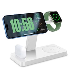 US 4in1 Magnetic Wireless Charger Dock Station For Apple Watch 11 iPhone 17 16e