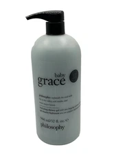 Philosophy Baby Grace 3-in-1 Shampoo, Bath & Shower Gel 32 oz with pump