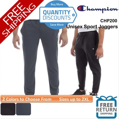   Champion Unisex Sport Joggers Front Pockets Classic Fit Up To 2XL CHP200