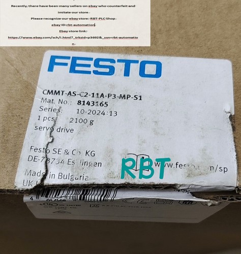 CMMT-AS-C2-11A-P3-MP-S1 8143165 Servoantrieb Brandneu - Bild 1 von 5