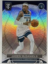 Jaden McDaniels 2024-25 Totally Certified #129 Minnesota Timberwolves 