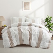 Lightweigh Soft Boho Chic Duvet Cover Set, Long-lasting Color King Or Queen Size