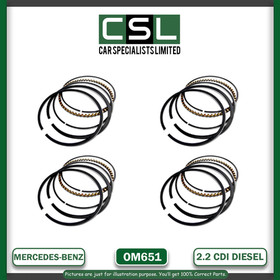 Mercedes-Benz B C E S V Class OM651 CDI Diesel Engine Piston Connecting Rods X4 Conversion