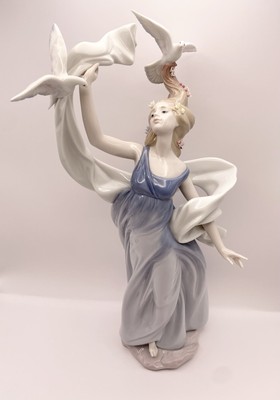 VTG Lladro Inspiration Millennium Porcelain New Horizons Figurine