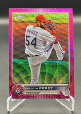 2022 Topps Chrome Update - Martin Perez #USC103 Pink Wave - Texas Rangers