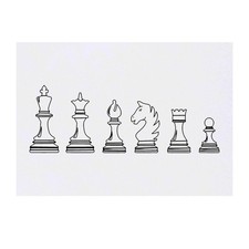 'Chess Pieces' Temporary Tattoos / Transfers TO00042536 