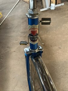 Vintage Step through American Flyer bicycle Vg Condition Look At The Pictures
