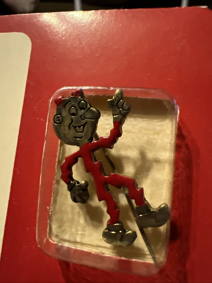 Vintage Reddy Kilowatt Electric Co. Lapel Pin New in pkg (2 Available) - Image 3 of 3