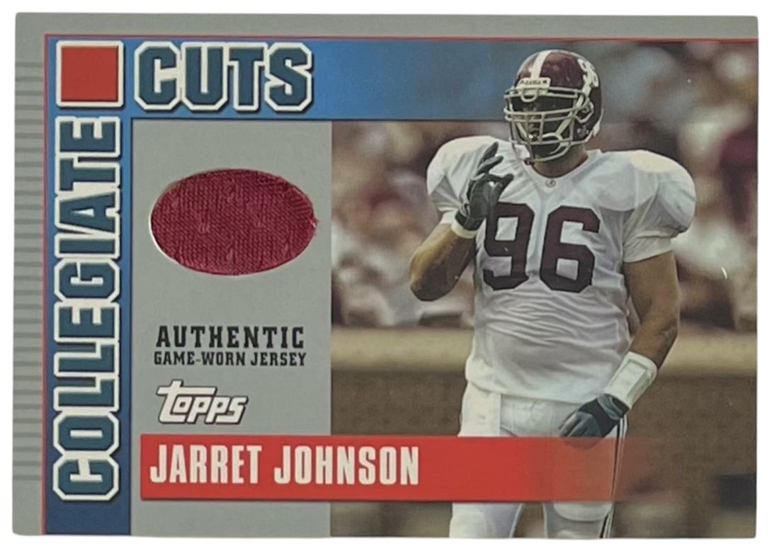 2003 Topps Draft Picks Collegiate Cuts Jarret Johnson #CC-JJ