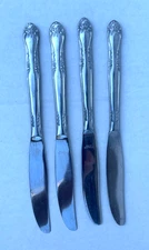 Lot Of 4 Stainless Japan Kitchen Butter Knives Flatware 8 3/4”