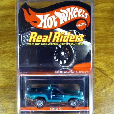 Hot Wheels RLC Real Riders Breakaway Bucket 1879/3000 Aqua Redline