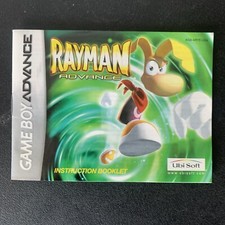 Rayman Advance Nintendo Game Boy Advance Instruction Manual Booklet ONLY