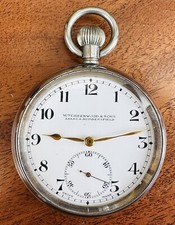 1930s Vertex Revue William Greenwood &Sons Leeds & Huddersfield Pocket Watch