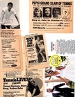 professional Tennis Players-1/2 pound separate clippings pages lot-45+ years — photo 1