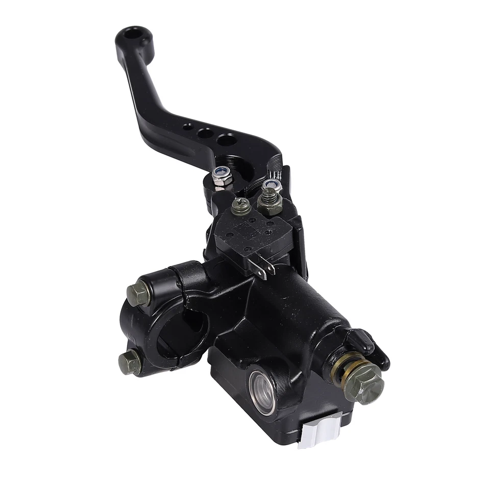 7/8" Motorrad Bremse Master Zylinder Kupplungs Hebel Lenker Bremshebel Schwarz - Bild 3 von 4