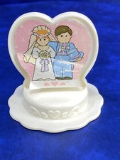 Vtg Fisher Price Fun With Food Create-A-Cake Part Bride  Groom Heart Topper
