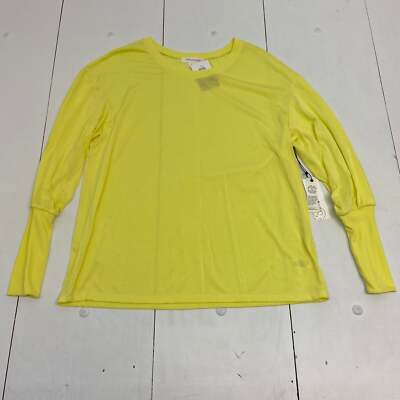 Treasure & Bond Yellow Thin Light Sweater Women s Size XL NEW