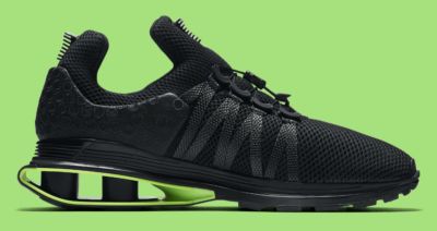 Nike Shox Gravity Luxe Black Green Strike AR1470-003 Men
