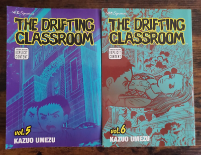 VIZ Media The Drifting Classroom Manga Volumes 2,4,5,6,9, & 10 by